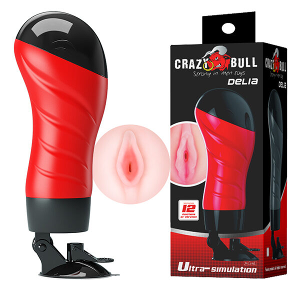 Âm đạo giả gắn tường Crazy Bull Delia sang trọng, bền bỉ, kích thích