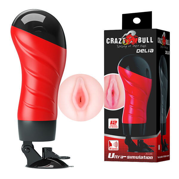 Âm đạo giả gắn tường Crazy Bull Delia sang trọng, bền bỉ, kích thích