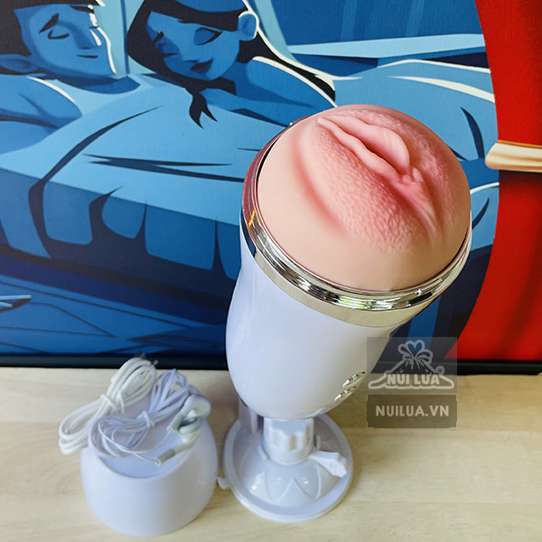 Jiuai Wall-Mount Vibrating Masturbator – Realistic & Noisy