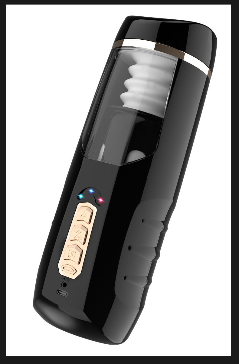 Âm đạo giả Jiuai rung thụt gắn tường nhiệt âm thanh kích thích