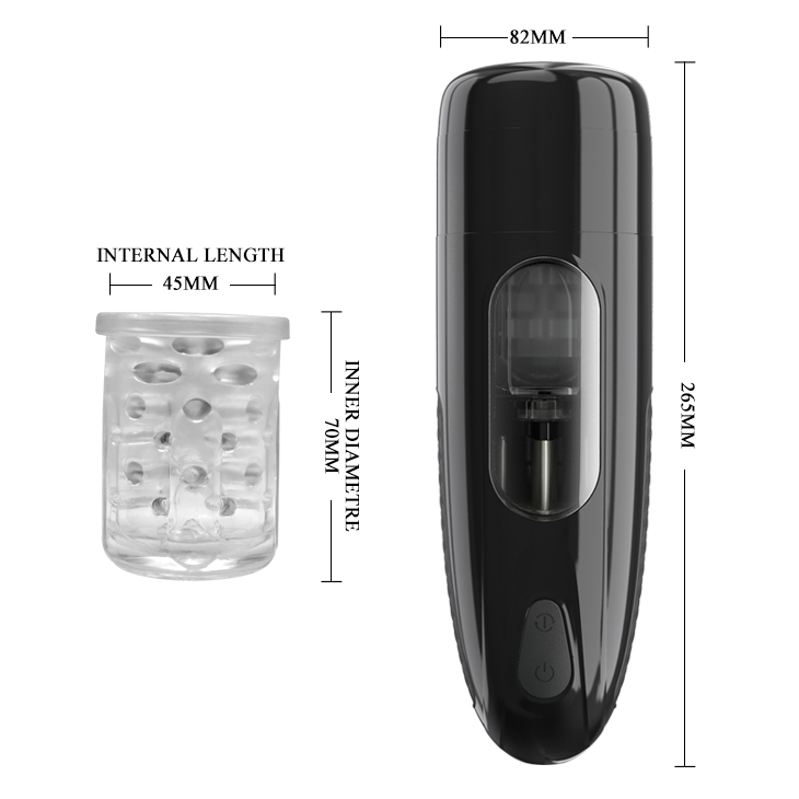 Pretty Love Marlon Masturbator Squeeze & Vibrate ABS Silicon Toy