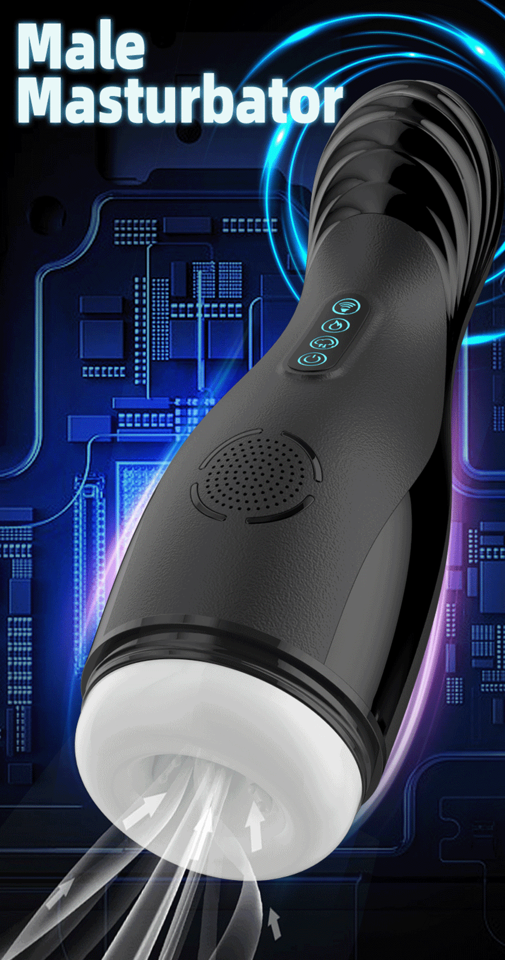 Máy bú mút rung co bóp tự động Jiuai chuẩn nhiệt siêu tiện