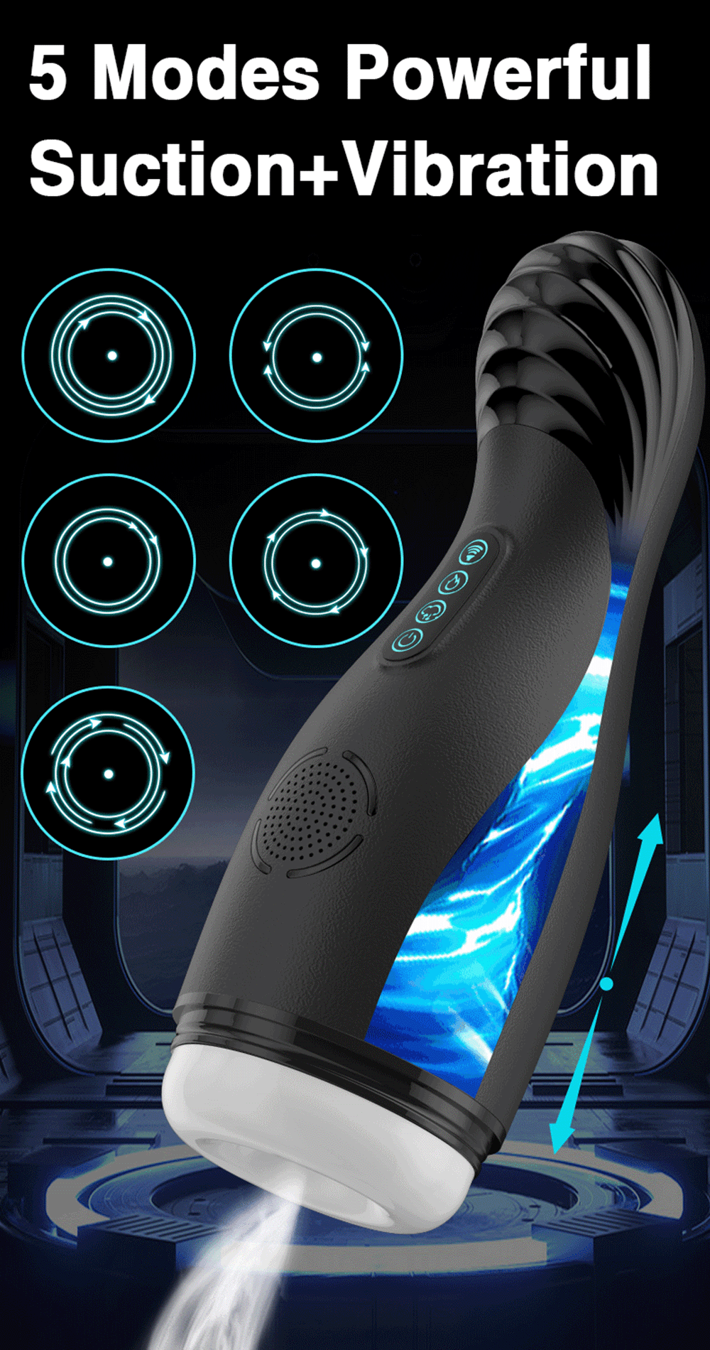 Máy bú mút rung co bóp tự động Jiuai chuẩn nhiệt siêu tiện