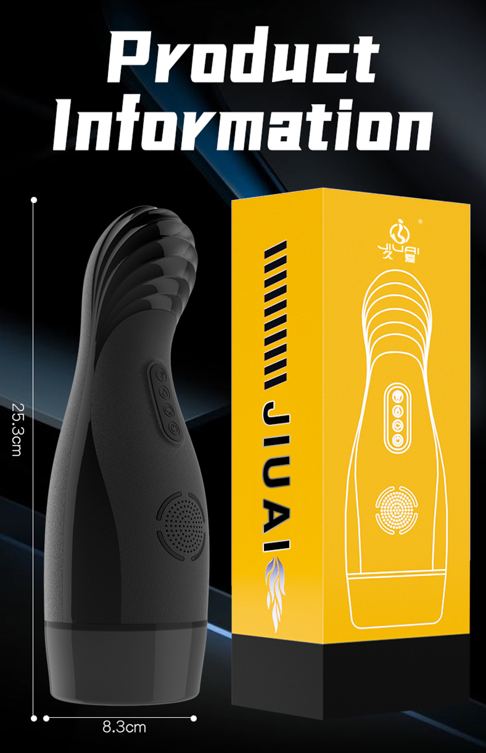 Máy bú mút rung co bóp tự động Jiuai chuẩn nhiệt siêu tiện