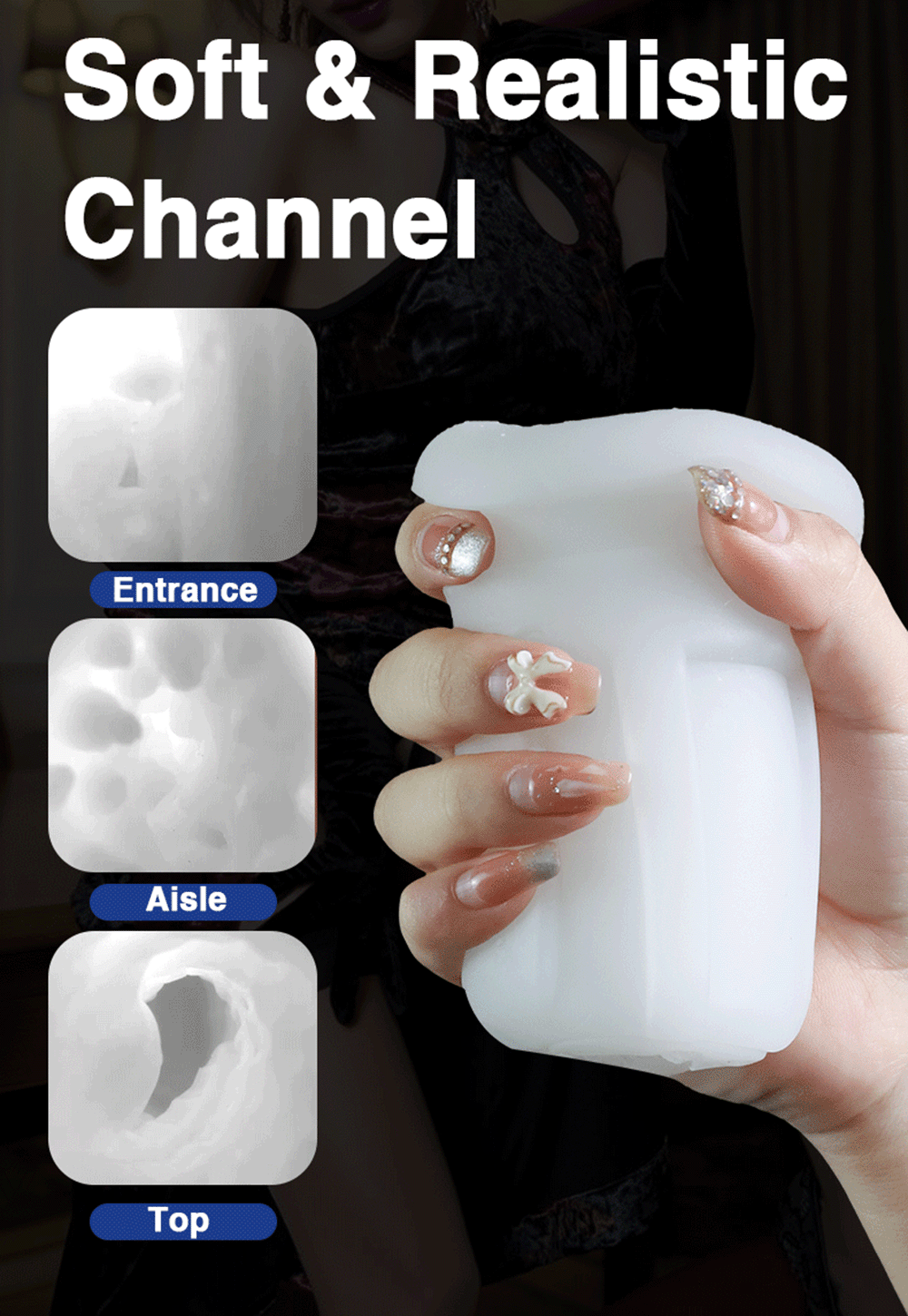 Máy bú mút rung co bóp tự động Jiuai chuẩn nhiệt siêu tiện