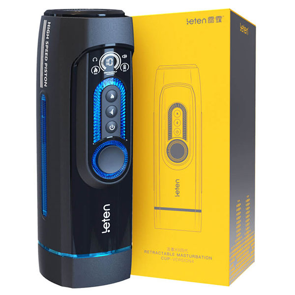 Máy Thủ Dâm Leten X9-IV Rung Thụt Bú Mút Rên Tỏa Nhiệt USB Sạc 