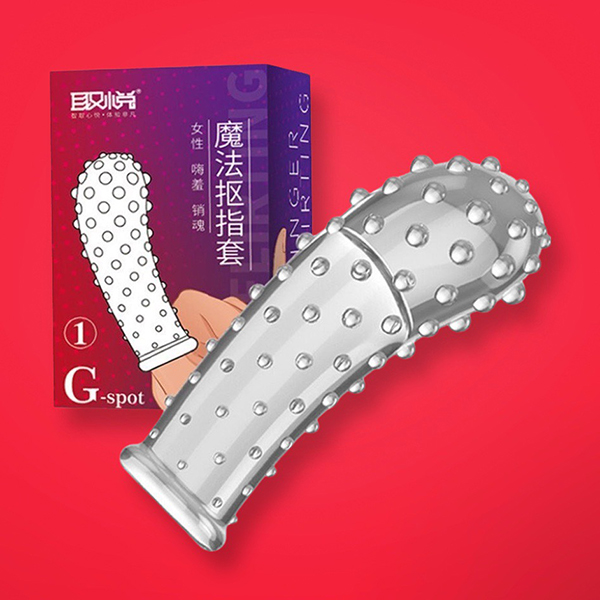 Bao cao su ngón tay gai nổi toàn thân Aichao G-Spot 1