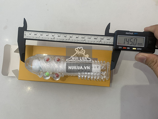 Bao cao su đôn dên 8 bi cườm silicon y tế mềm dẻo kích thích mạnh