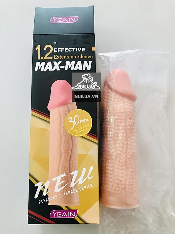 Bao cao su đôn dên Maxman chấm bi kéo dài - tăng hưng phấn