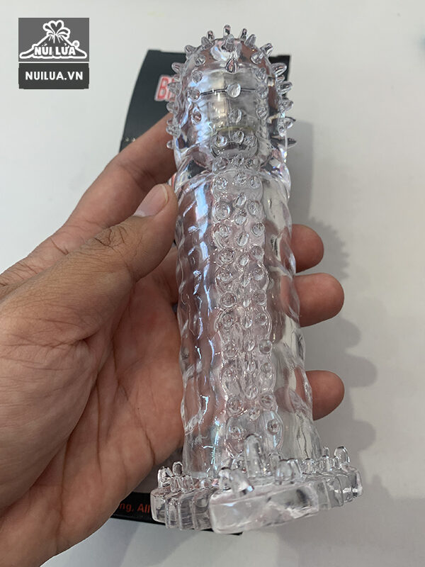 Brave Man Spiked Vibrating Penis Sleeve Delay