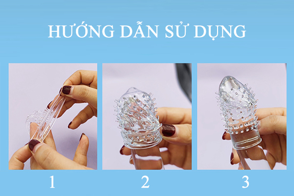 Bộ 04 bao đôn silicon gai siêu kích thích điểm G siêu sướng