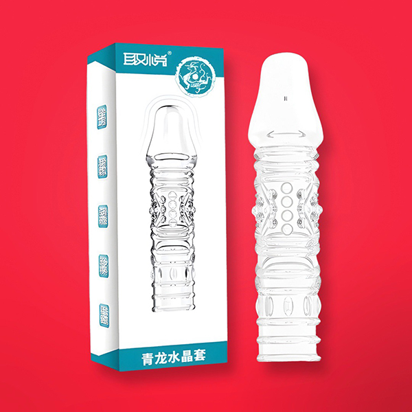 Bao cao su đôn dên gân bi Aichao đầu trơn silicon mềm mại an toàn 