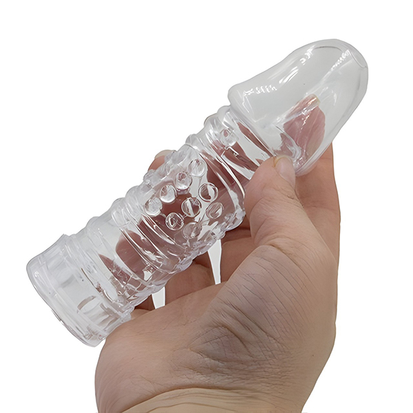 Bao cao su đôn dên gân bi đầu trơn Aichao silicon mềm mại kích thích