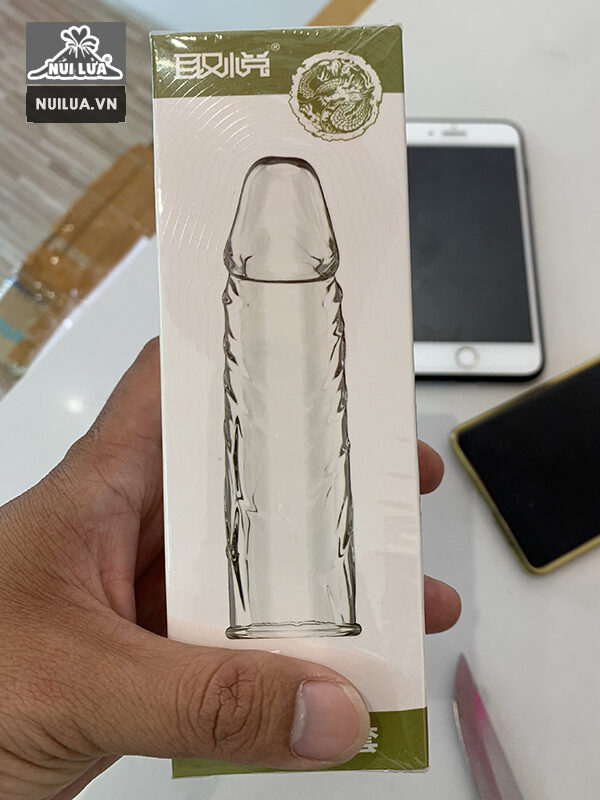 Bao cao su đôn dên thân trơn Aichao silicon mềm mại đàn hồi