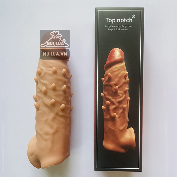 Bao cao su gai mềm đôn dên Top Notch tăng khoái cảm an toàn