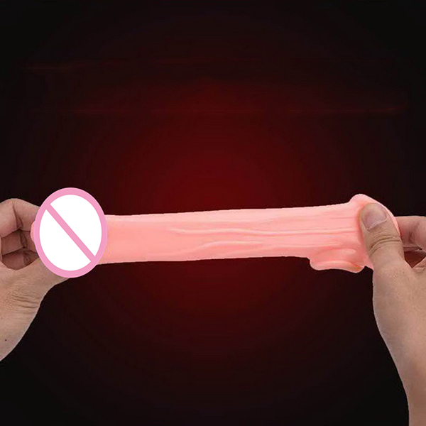 Strap-On Smooth Wearable Penis Condom with Ring