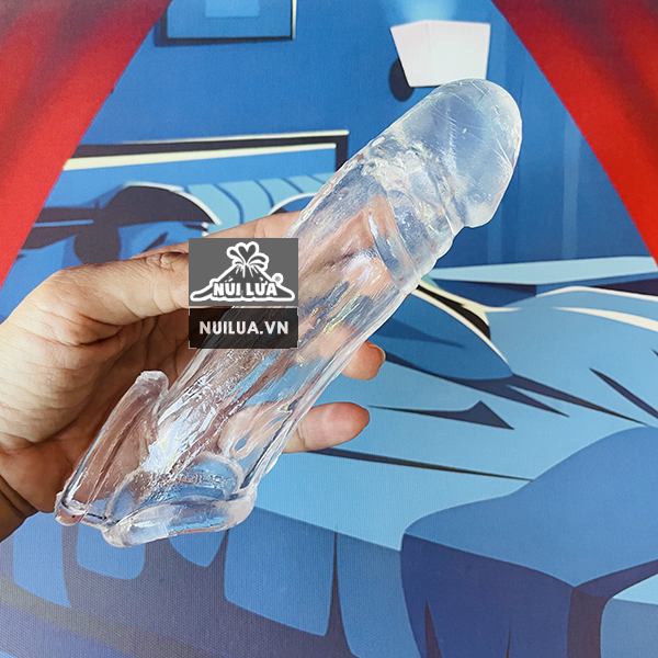 Strap-On Smooth Wearable Penis Condom with Ring
