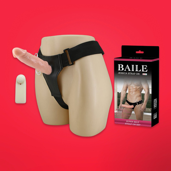 Dương vật giả dây đeo rỗng ruột cho nam Baile Jessica