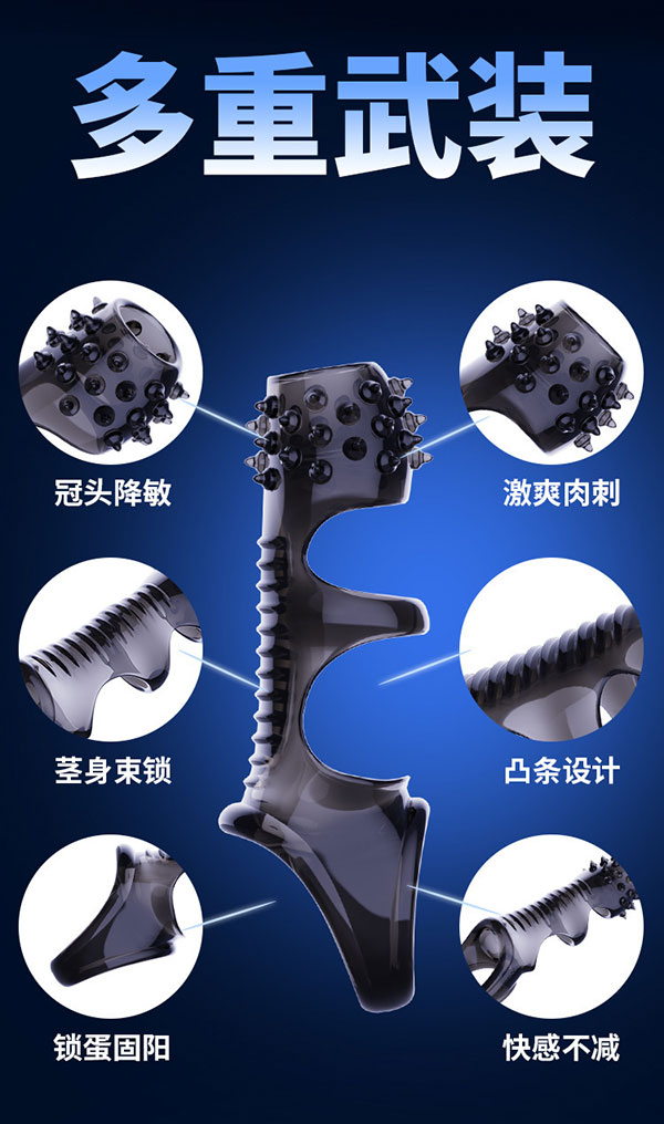 Bao cao su đôn thân dây đeo Yunman silicon TPE y tế