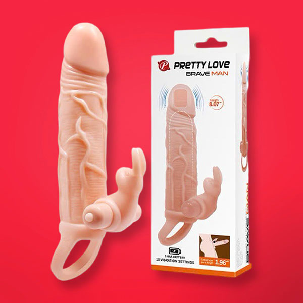 Bao đôn dên Pretty Love 5cm - Rung đầu 10 chế độ