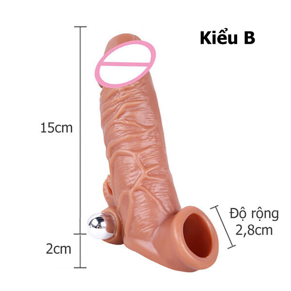 Bao đôn dên mềm trơn gân bi rung đa chế độ cảm xúc tuyệt vời
