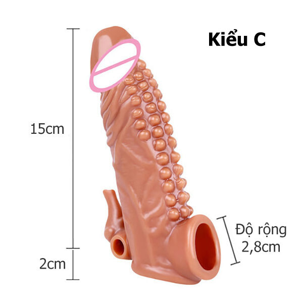 Bao đôn dên mềm trơn gân bi rung đa chế độ cảm xúc tuyệt vời