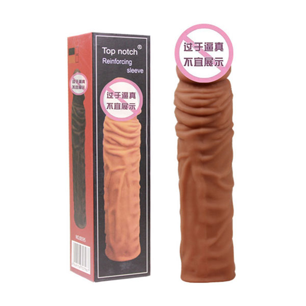 Bao cao su đôn dên Top Notch gân nổi cậu nhỏ dài thêm 5cm