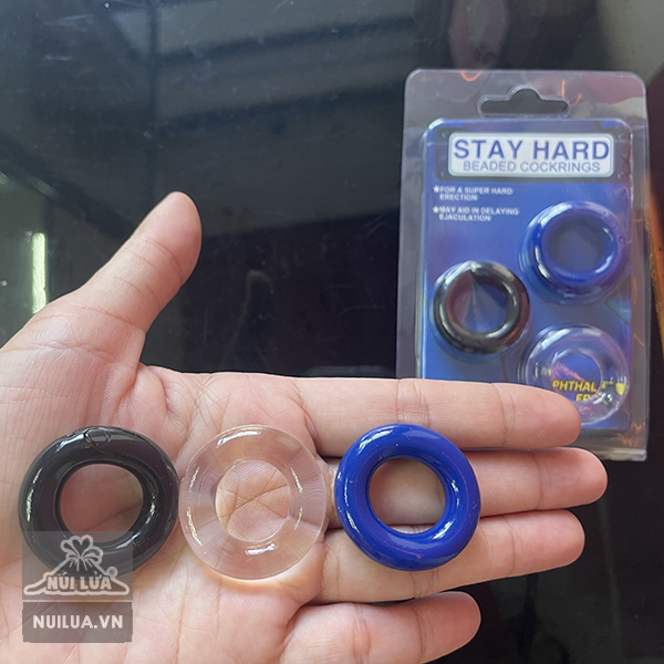 Bộ 3 vòng silicon Stay Hard kéo dài thời gian hiệu quả