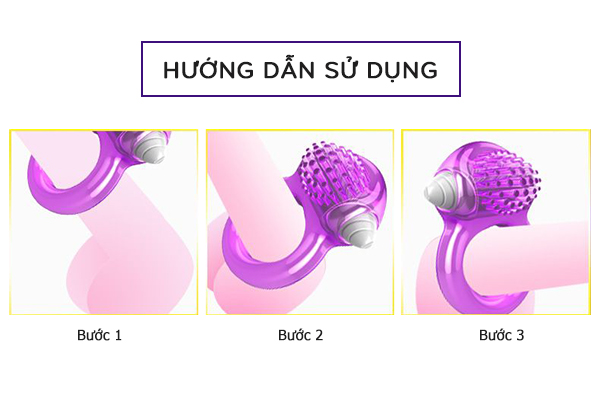 Vòng rung tình yêu Aichao tím cao cấp kích thích cực khoái