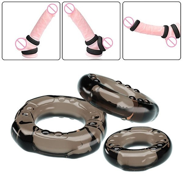 Bộ 03 vòng chống xuất tinh sớm Baile Yvonne tăng khoái cảm Bộ 03 vòng chống xuất tinh sớm Baile Yvonne tăng khoái cảm