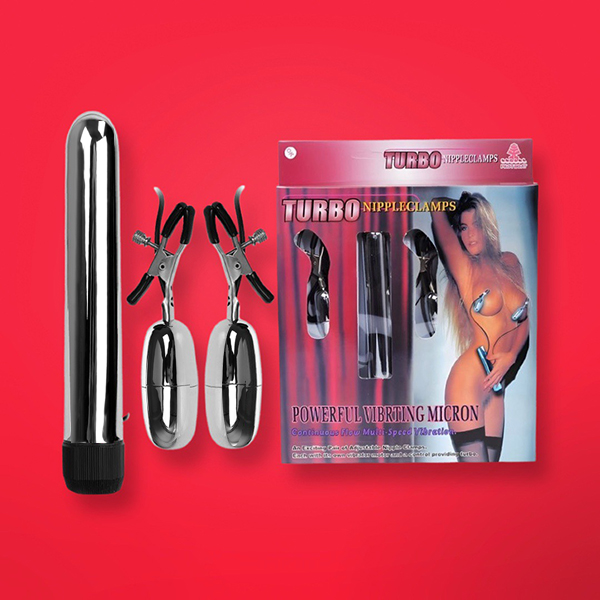 Que rung trứng kẹp đầu ngực siêu kích thích Nippleclamps