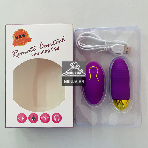 Trứng rung điều khiển từ xa 10 chế độ mát xa điểm G nữ thủ dâm thăng hoa