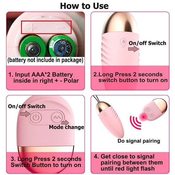 Trứng rung Spark Of Love điều khiển từ xa 10 chế độ hấp dẫn