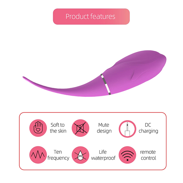 Trứng Rung Cá Heo Dolphin Không Dây Kích Thích Mua Ngay