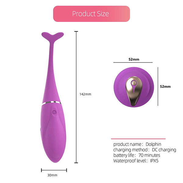 Trứng Rung Cá Heo Dolphin Không Dây Kích Thích Mua Ngay