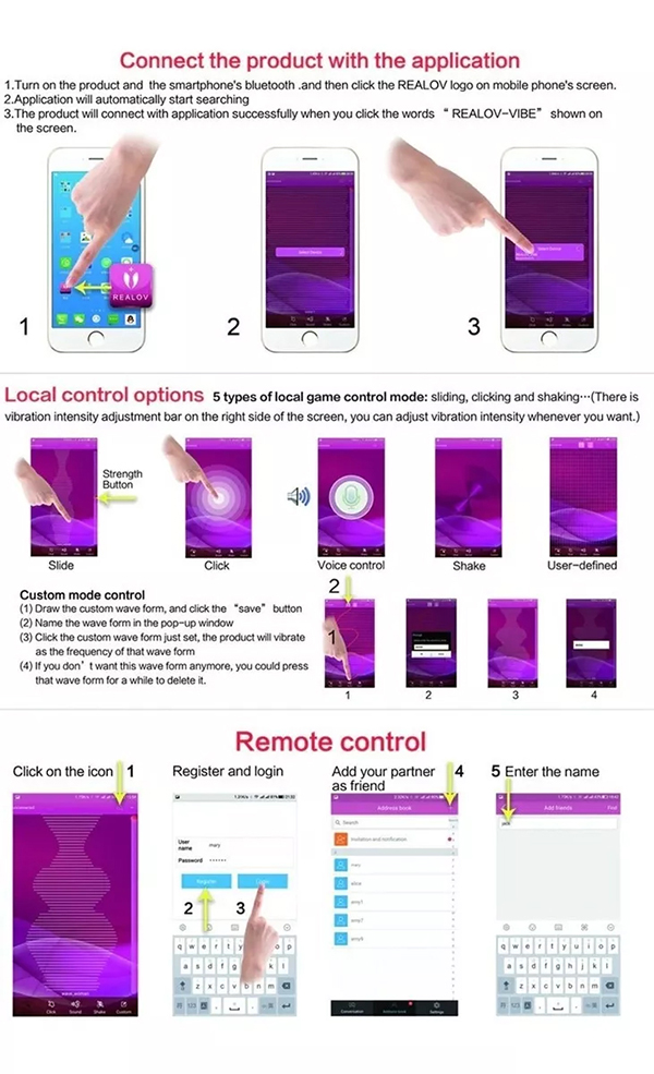 Trứng rung Realov Irena điều khiển Smartphone tặng quà hấp dẫn