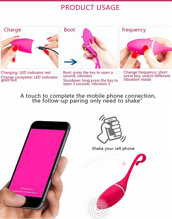 Trứng rung Realov Irena điều khiển Smartphone tặng quà hấp dẫn