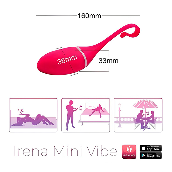 Trứng rung Realov Irena điều khiển Smartphone tặng quà hấp dẫn