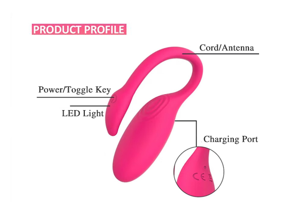 Trứng rung Flamingo cao cấp kết nối điện thoại điều khiển từ xa