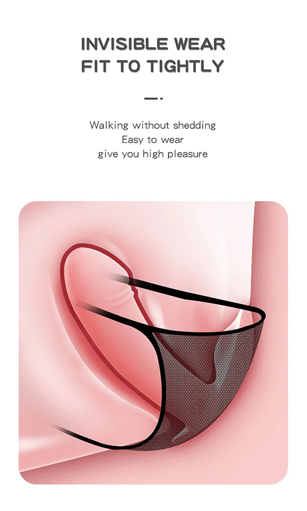 Trứng rung Wearable Conch 10 chế độ điều khiển từ xa, cực phê