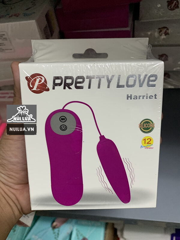 Trứng rung Pretty Love Harriet 12 chế độ kích thích điểm G âm vật
