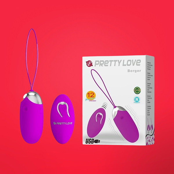 Trứng rung Pretty Love Berger 12 chế độ điều khiển từ xa