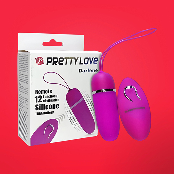 Trứng rung Pretty Love Darlene điều khiển từ xa 12 chế độ