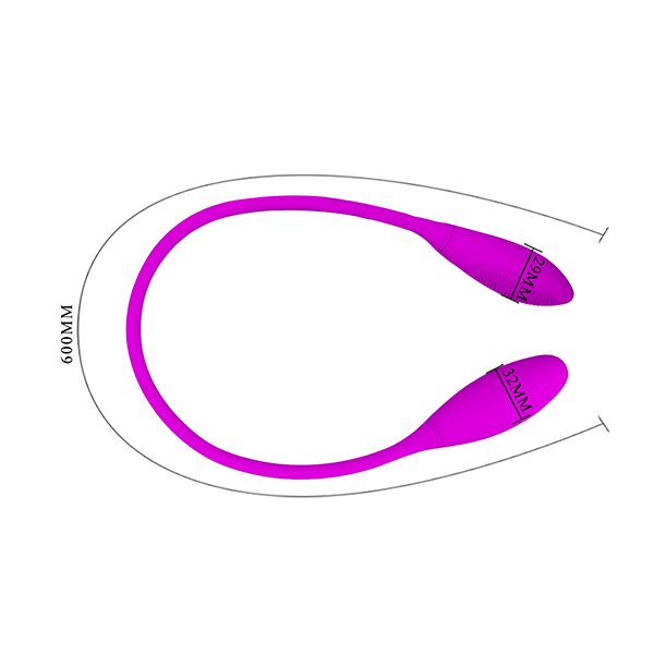 Trứng rung 2 đầu dài Pretty Love Snaky Vibe kích thích điểm G massage nữ Trứng rung 2 đầu dài Pretty Love Snaky Vibe kích thích điểm G massage nữ