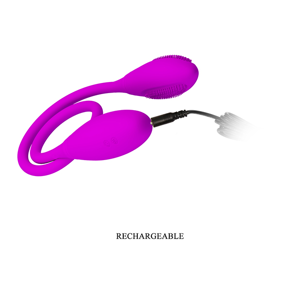 Trứng rung 2 đầu dài Pretty Love Snaky Vibe kích thích điểm G massage nữ Trứng rung 2 đầu dài Pretty Love Snaky Vibe kích thích điểm G massage nữ