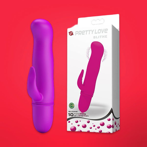 Dương Vật Giả Mini Pretty Love Blithe 10 Chế Độ Rung Silicon Cao Cấp 