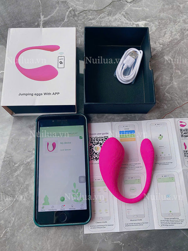 Trứng rung Jumping Eggs điều khiển qua app công nghệ mới