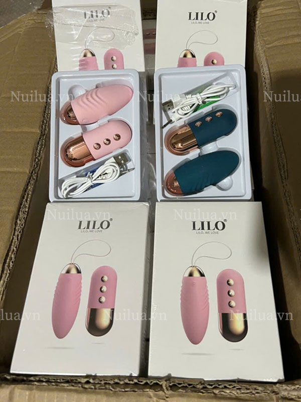 Trứng Rung Lilo 10 Chế Độ Có Sưởi Ấm Điều Khiển Từ Xa Hấp Dẫn