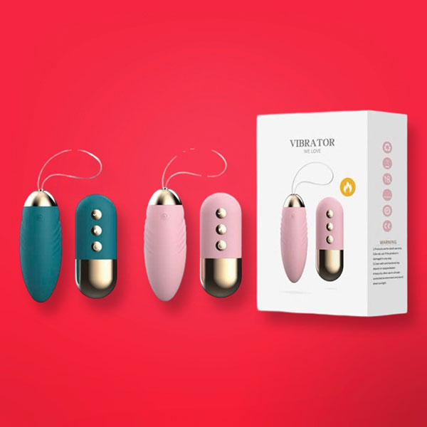 Trứng rung Lilo điều khiển xa 10 chế độ sưởi ấm silicon mềm mại 