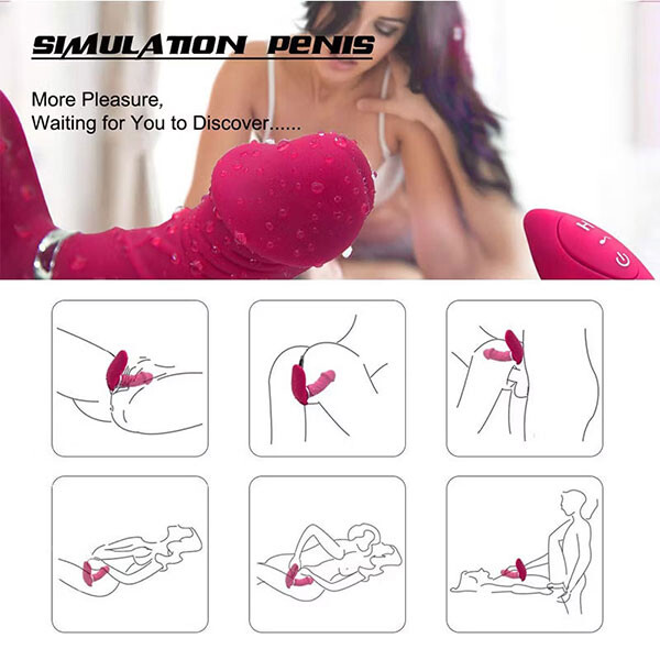 Trứng rung dương vật điều khiển từ xa siêu kích thích, dễ dùng